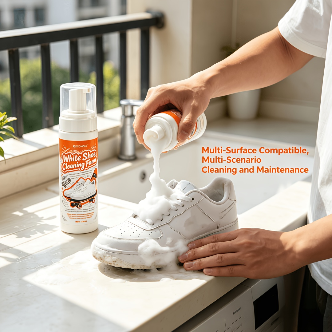 Sneaker Care Products - Portable No Rinse White Shoe Cleaner