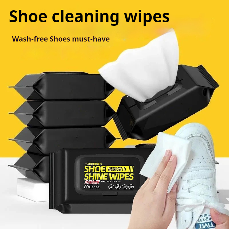Sneaker Care Wipes - Portable Outdoor Shoe Cleaner Wipes Powerful