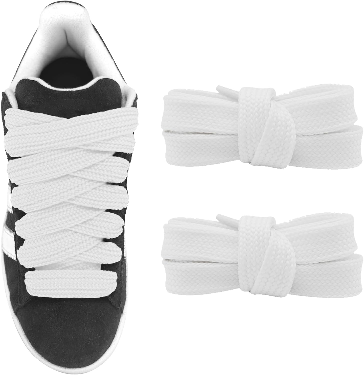 Lace Replacement Flat - 2CM Wide Fat Shoe Laces for