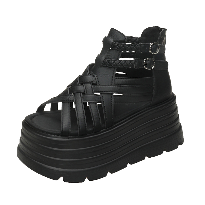 Leather Sneaker Care Kit - 8CM Designers Women Summer Leather Sandals
