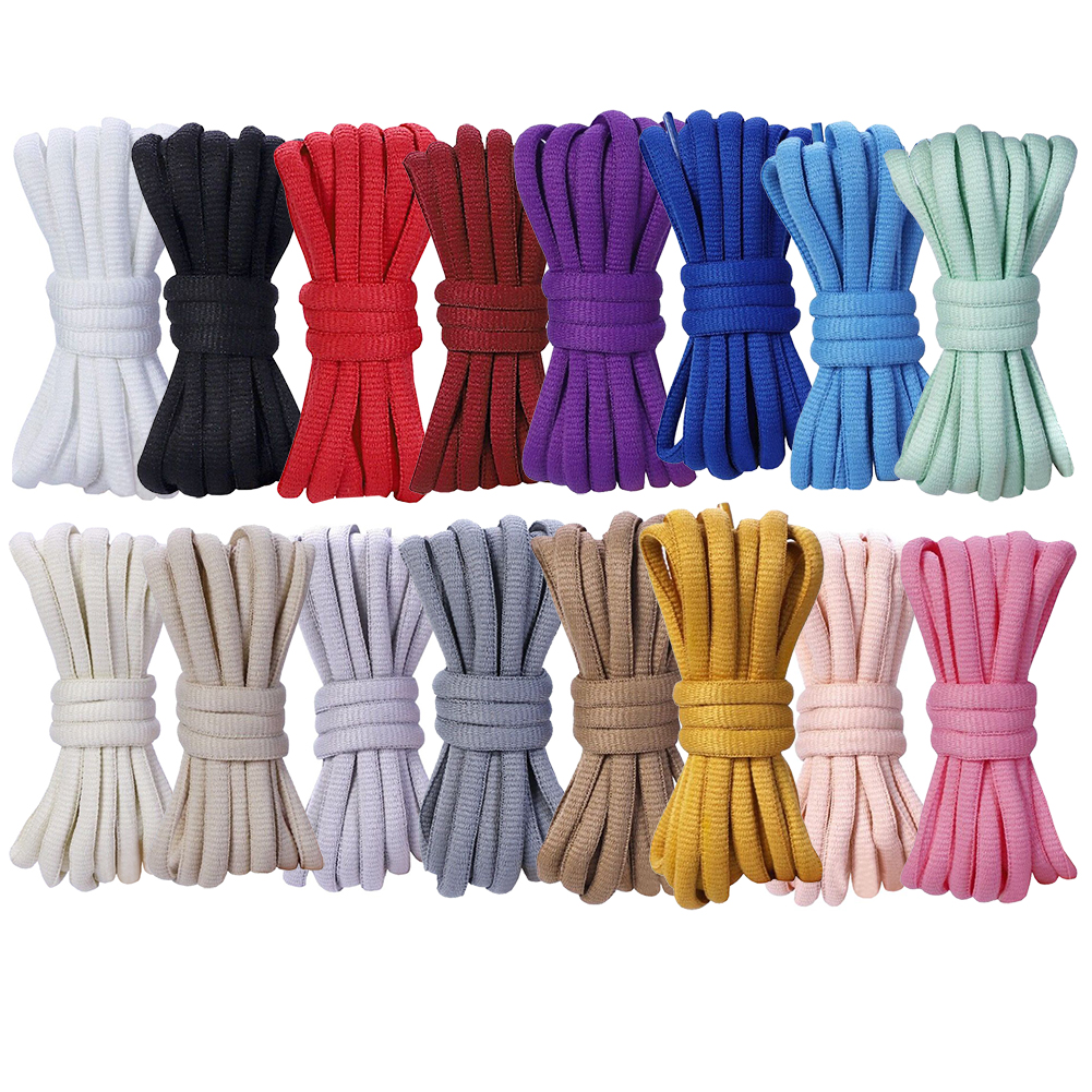 Lace Replacement Flat - 9mm Wide Oval Flat Shoelace Replacement