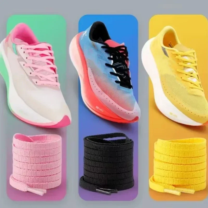 Lace Replacement Flat - 5mm Flat Athletic Shoelaces for Sneakers