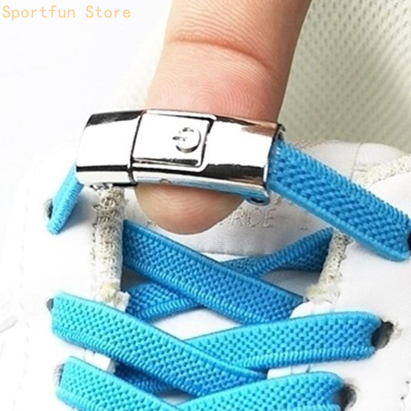 No Tie Elastic Shoelaces Flat  - Lace Replacement Flat บทวิจารณ์และราคา