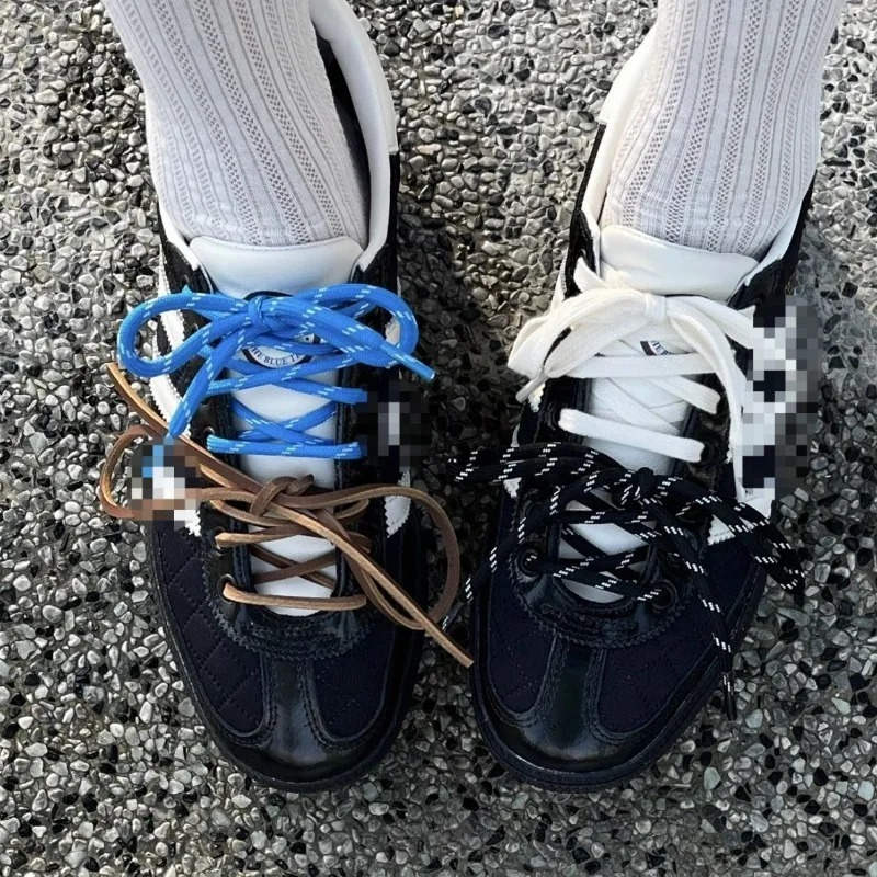 Flat Ribbon Shoelaces Polyeste - Lace Replacement Flat บทวิจารณ์และราคา