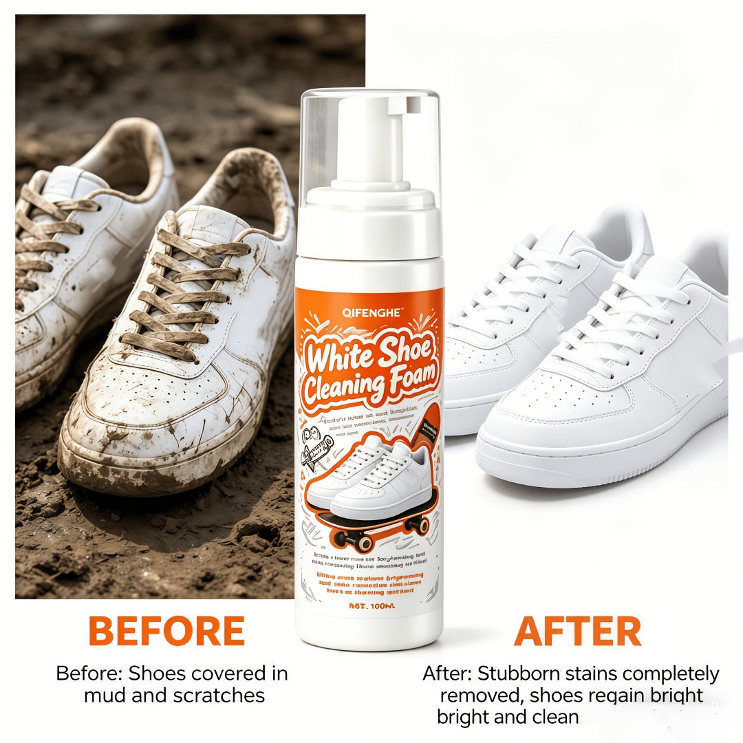 Portable No Rinse White Shoe C - Sneaker Care Products บทวิจารณ์และราคา