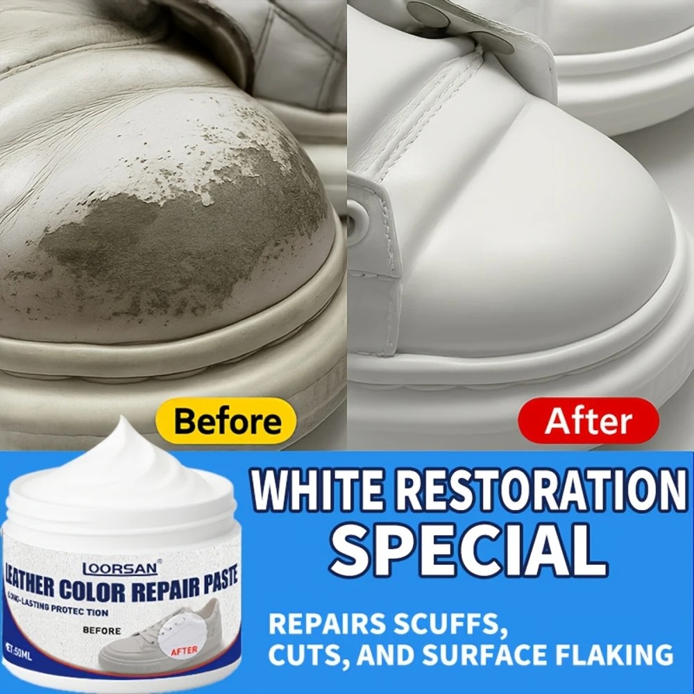 KJM White Leather Repair Cream - Sneaker Care Products บทวิจารณ์และราคา