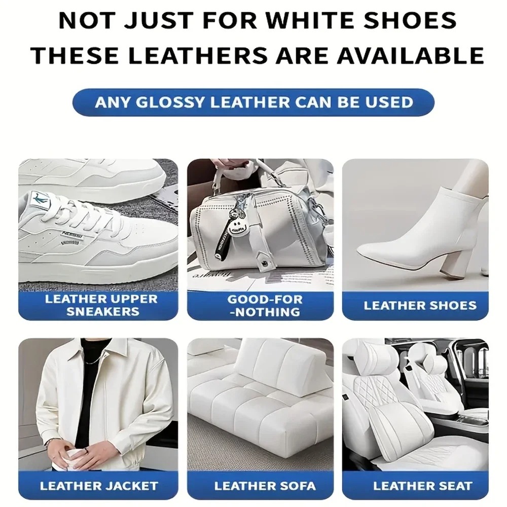 KJM White Leather Repair Cream - Sneaker Care Products บทวิจารณ์และราคา