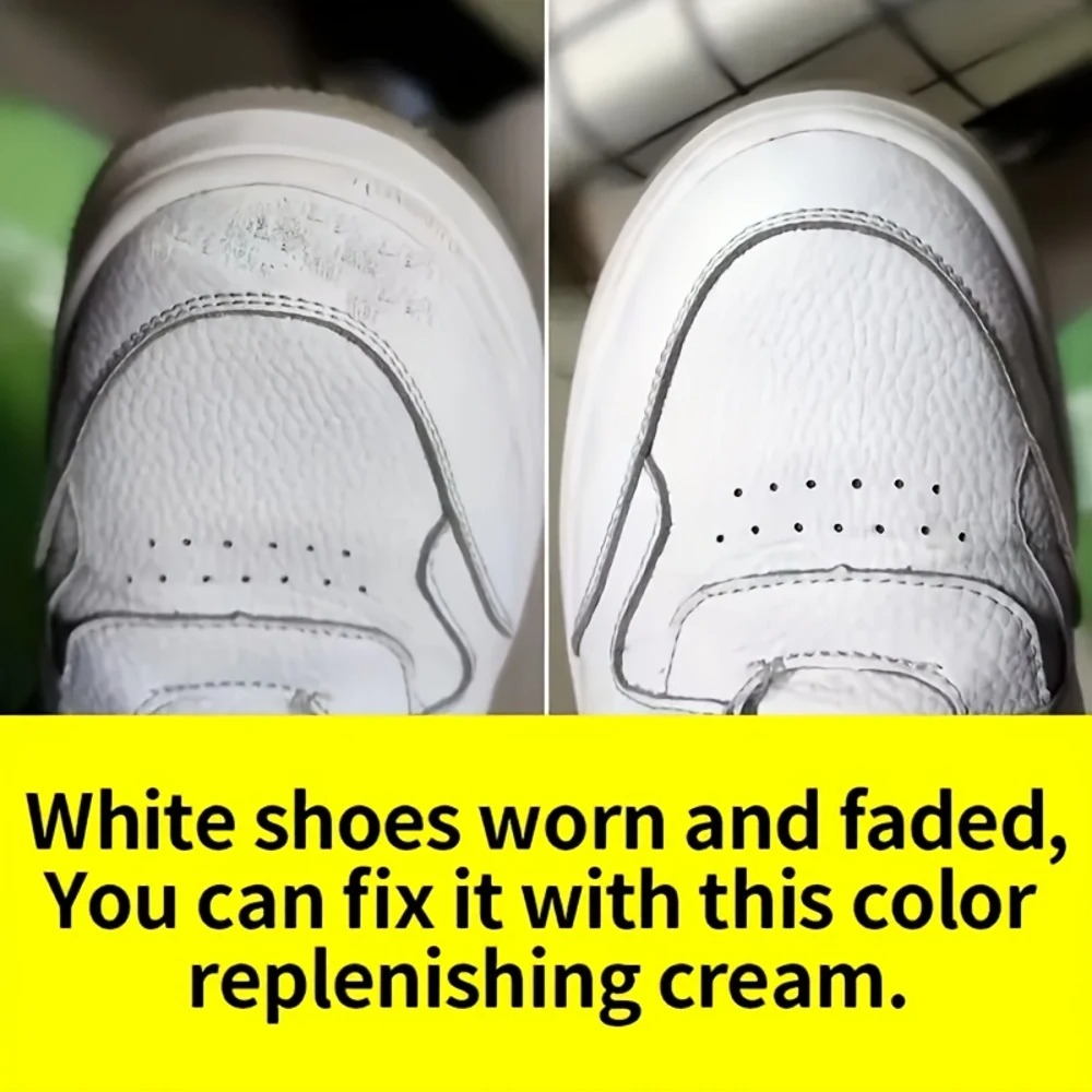 KJM White Leather Repair Cream - Sneaker Care Products บทวิจารณ์และราคา