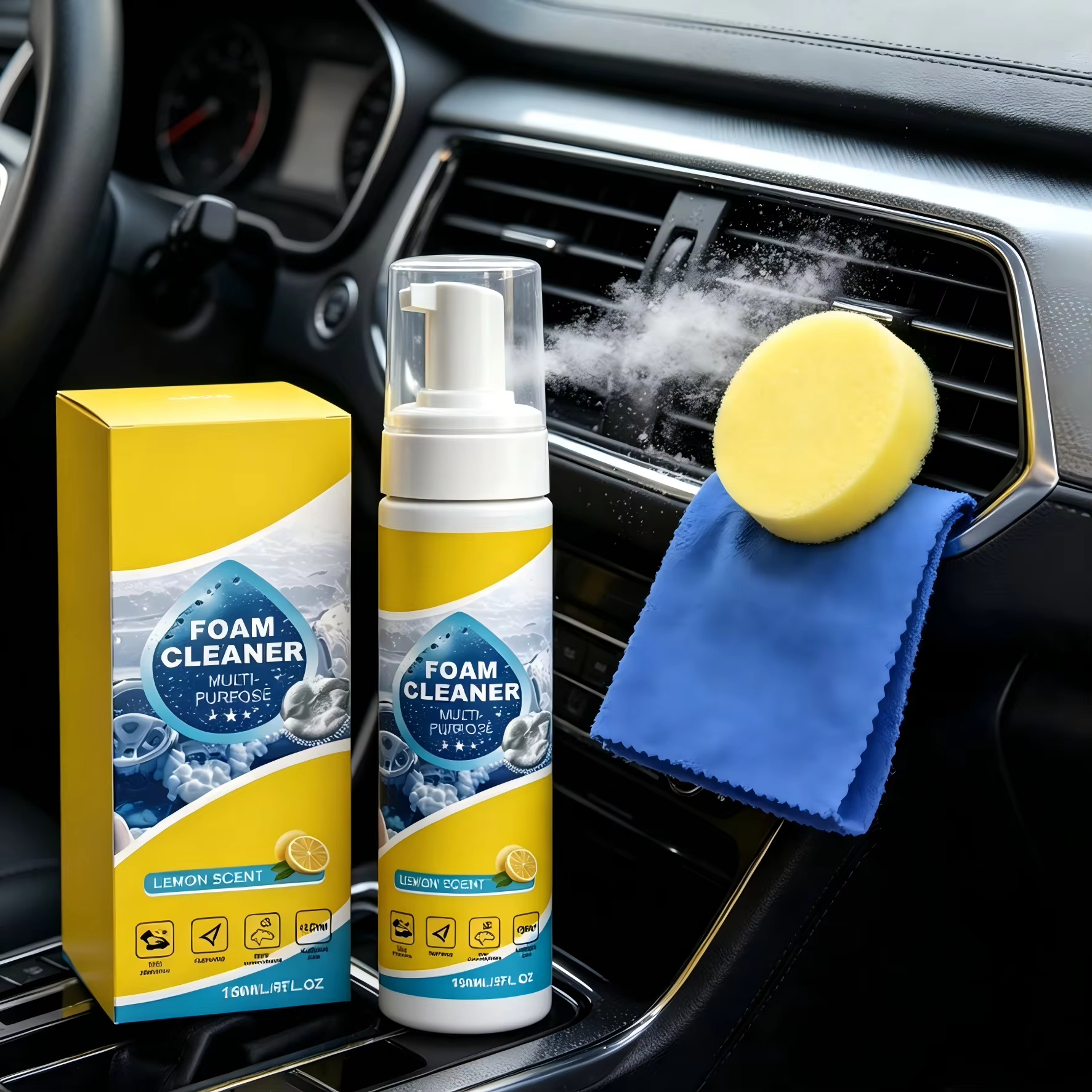 Multi-Purpose Foam Car Interio - Sneaker Care Products บทวิจารณ์และราคา