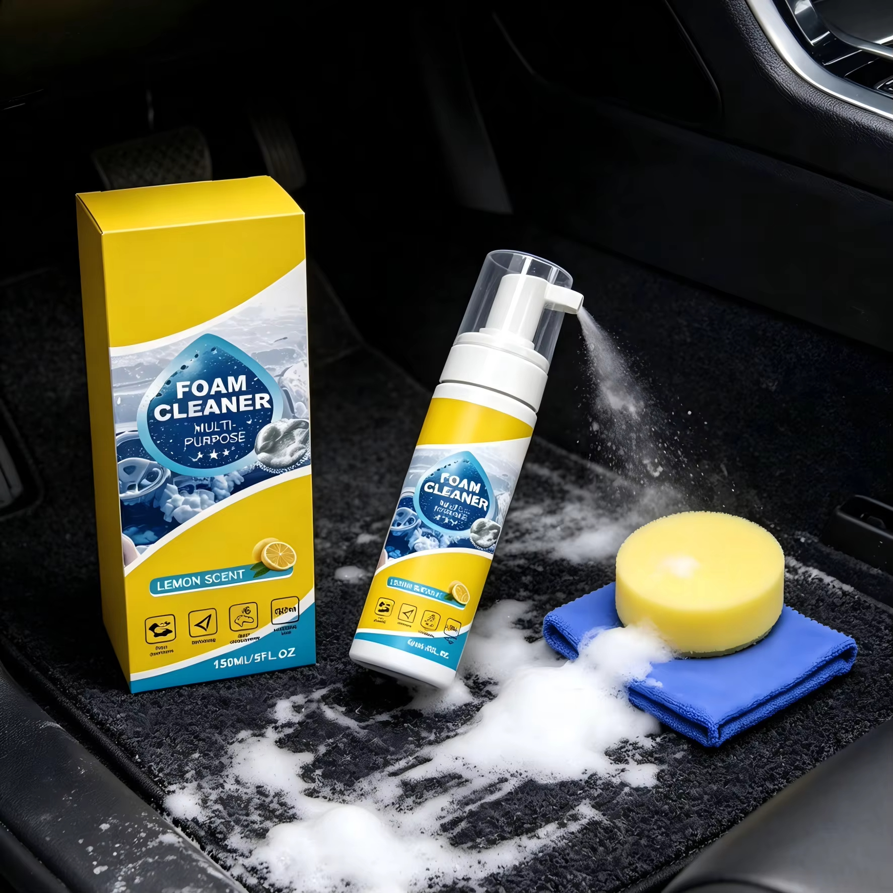 Multi-Purpose Foam Car Interio - Sneaker Care Products บทวิจารณ์และราคา