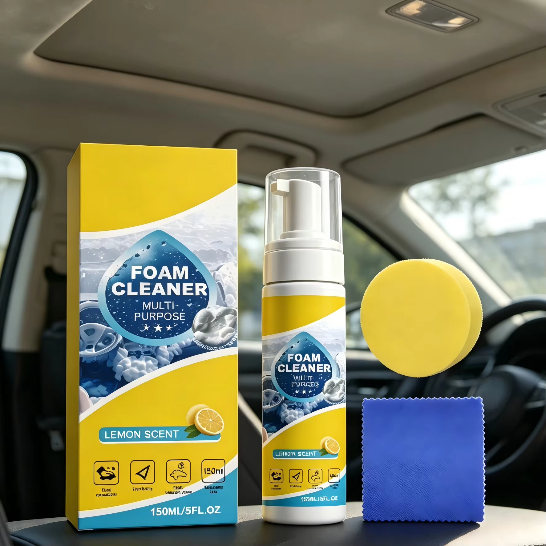 Multi-Purpose Foam Car Interio - Sneaker Care Products บทวิจารณ์และราคา