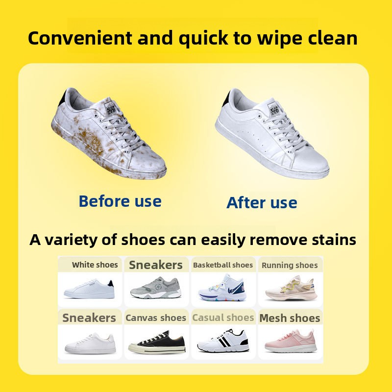 Wipes Disposable Shoes Cleanin - Sneaker Care Wipes บทวิจารณ์และราคา