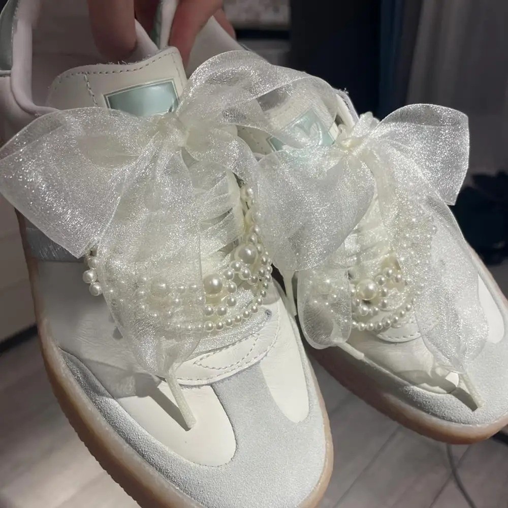New 4cm Width Chiffon Yarn Sho - Lace Replacement Flat บทวิจารณ์และราคา