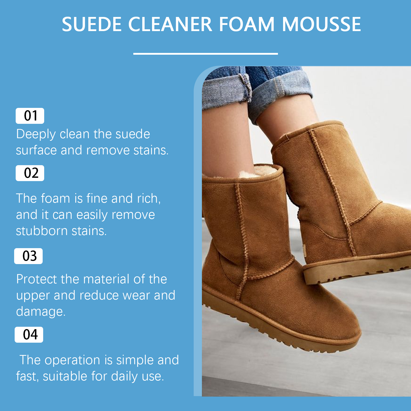 Suede Leather Dry Cleaning Foa - Sneaker Care Wipes บทวิจารณ์และราคา
