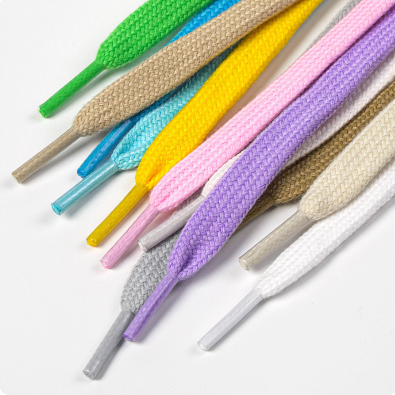Flat Cotton Shoelaces, Double- - Lace Replacement Flat บทวิจารณ์และราคา