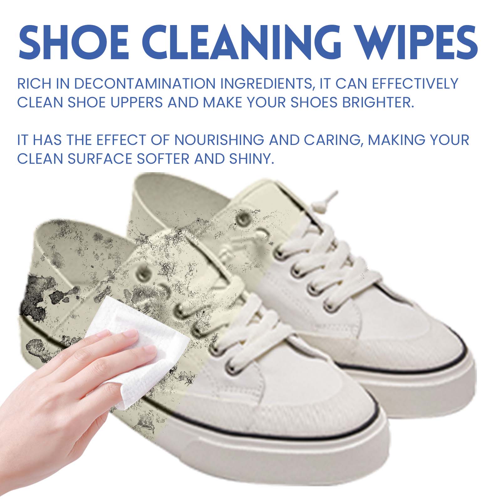 30Pcs Disposable Shoe Wipes Sm - Sneaker Care Wipes บทวิจารณ์และราคา