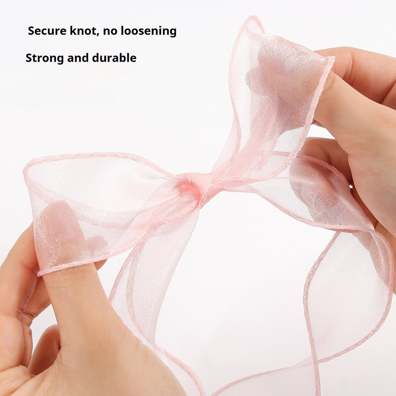 Fishtail Organza Ribbon Shoela - Lace Replacement Flat บทวิจารณ์และราคา