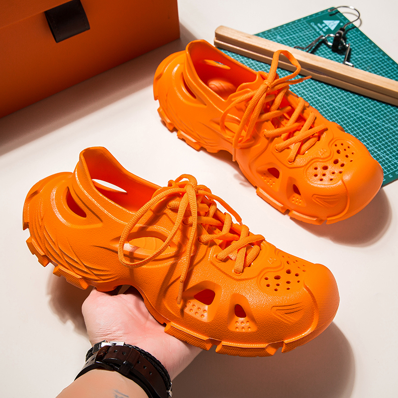 2025 New Men's Summer Outdoor  - Lace Replacement Flat บทวิจารณ์และราคา