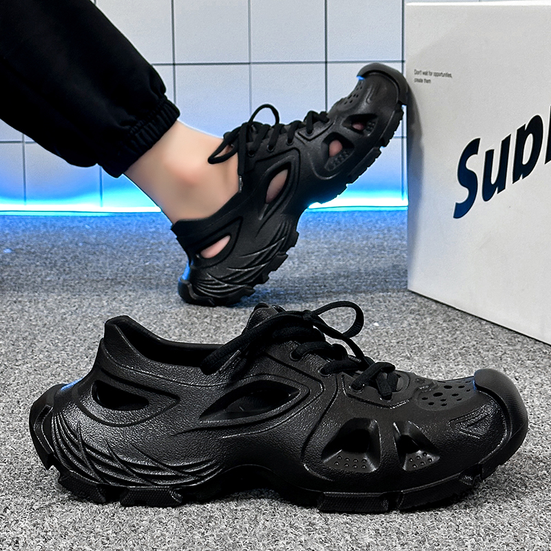 2025 New Men's Summer Outdoor  - Lace Replacement Flat บทวิจารณ์และราคา