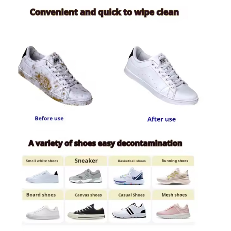 12Pcs/30Pcs Disposable Shoes C - Sneaker Care Wipes บทวิจารณ์และราคา