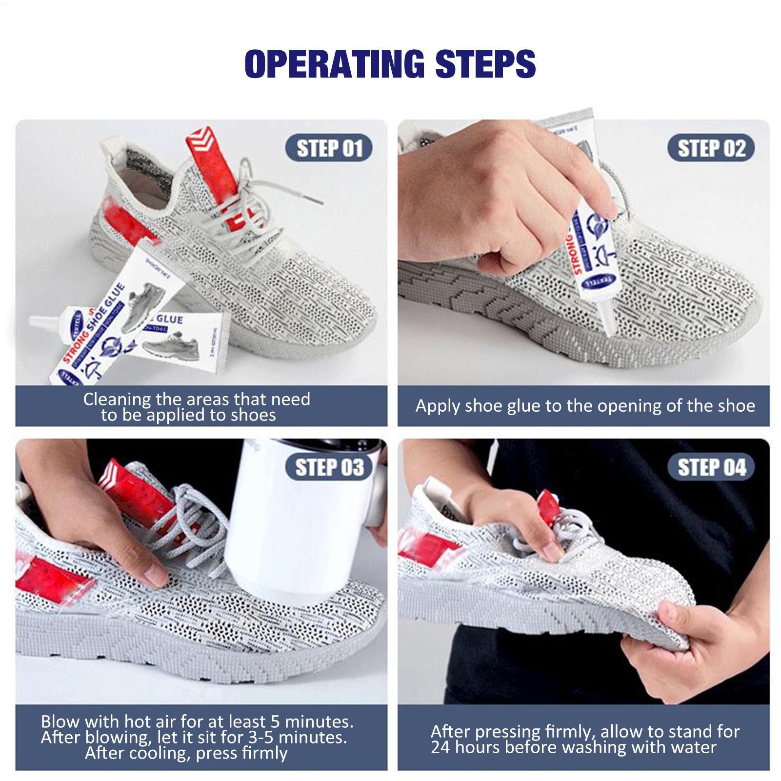 Shoe Glue 2oz Boot Glue Repair - Sneaker Care Accessories บทวิจารณ์และราคา