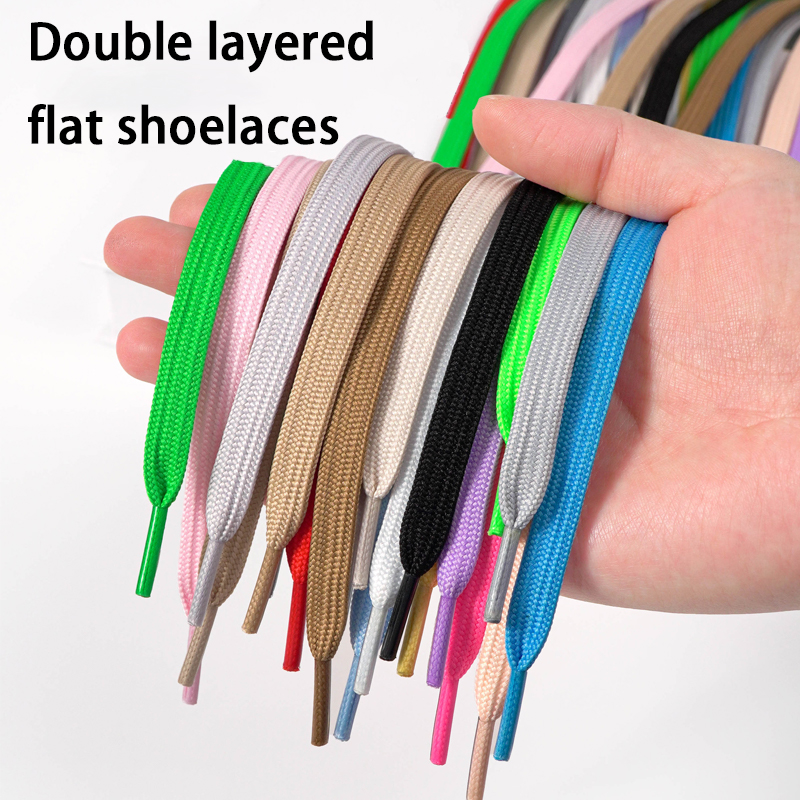 0.8CM Double Layered Laces for - Lace Replacement Flat บทวิจารณ์และราคา