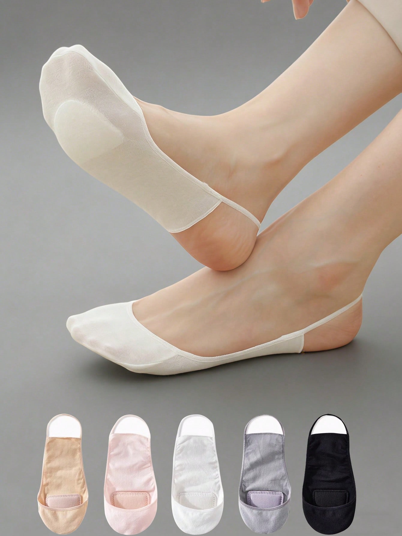 1/5/10Pairs Women Thin Summer  - Sneaker Care Accessories บทวิจารณ์และราคา