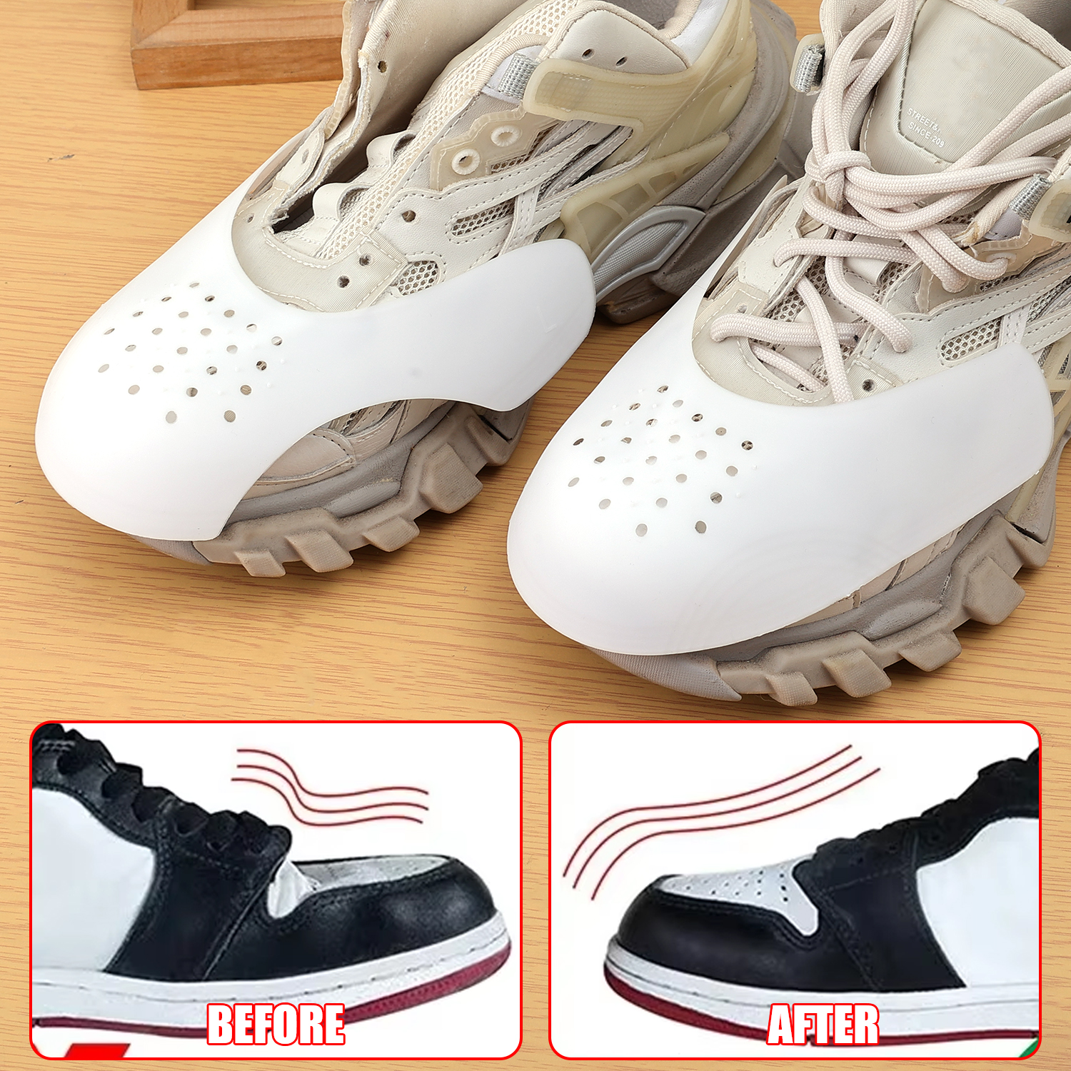 Breathable Protector Shoe Head - Sneaker Care Accessories บทวิจารณ์และราคา
