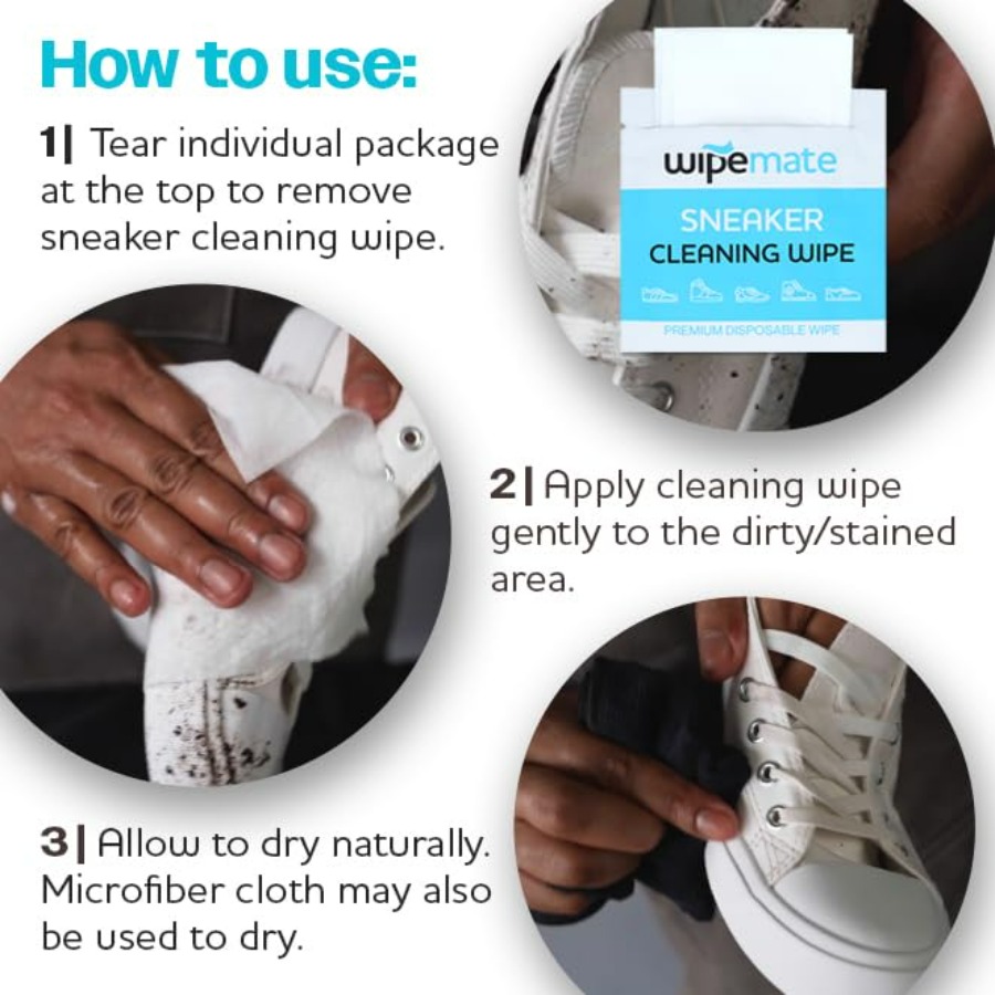 Shoe, Sneaker, Suede and Leath - Sneaker Care Wipes บทวิจารณ์และราคา