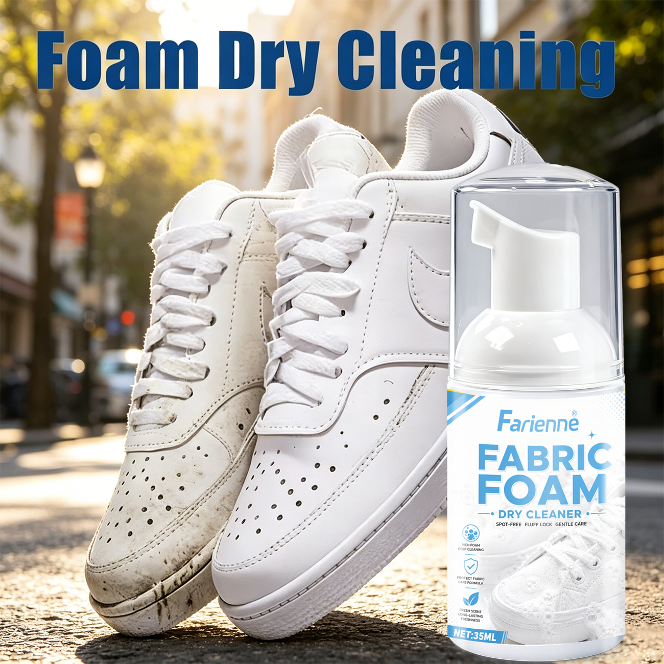 Farienne Fabric Foam Dry Clean - Sneaker Care Products บทวิจารณ์และราคา