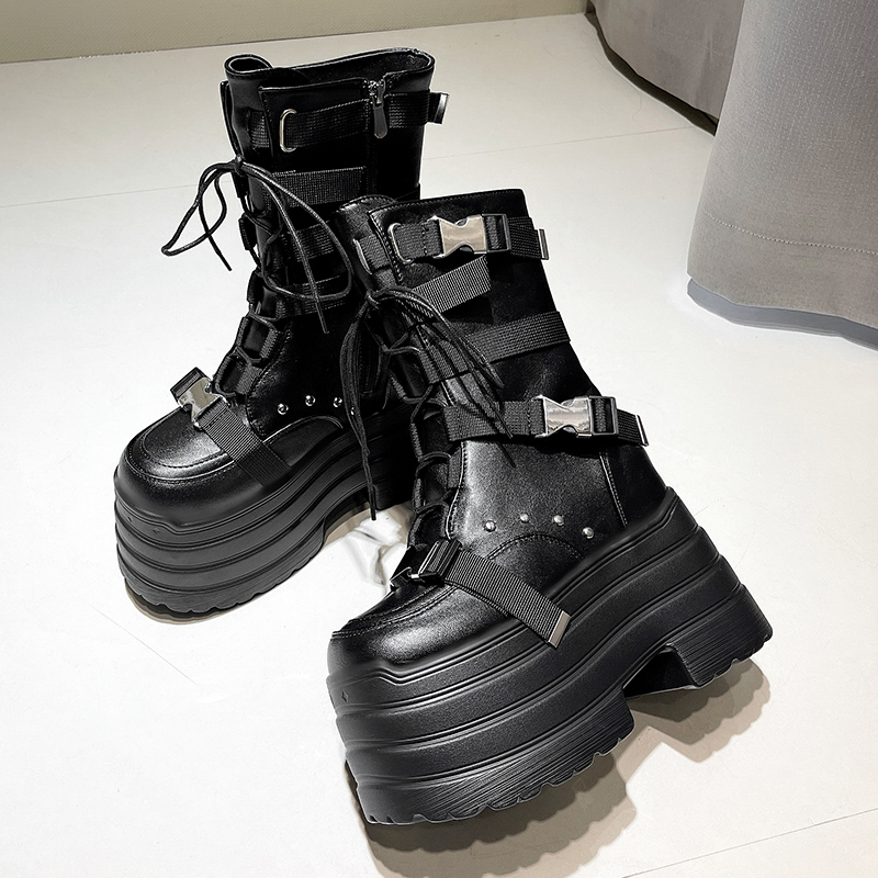 13.5CM,17CM Women Punk Boots A - Leather Sneaker Care Kit บทวิจารณ์และราคา