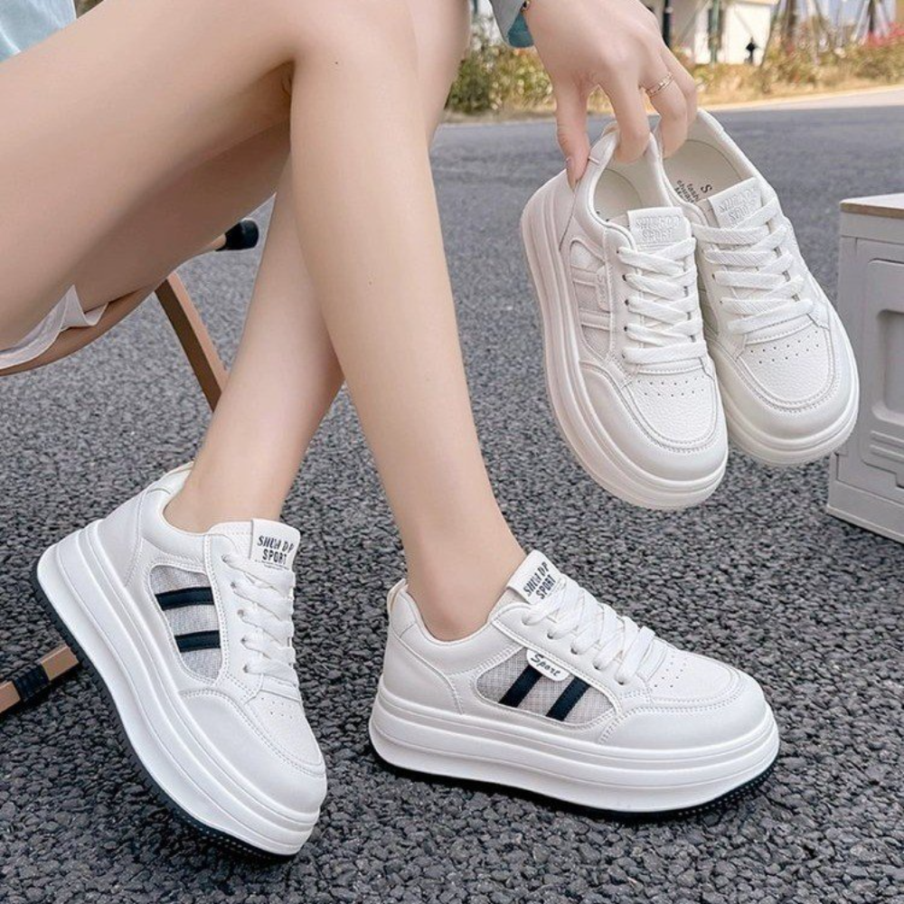 Women's Breathable Mesh Platfo - Leather Sneaker Care Kit บทวิจารณ์และราคา