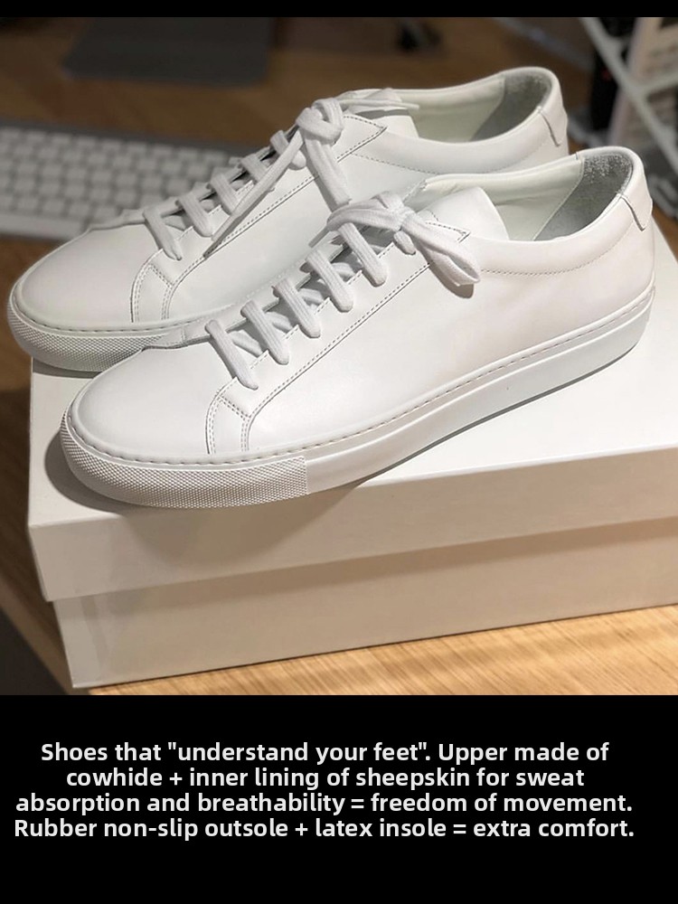 Comfortable Leather Men's Slip - On Sneaker Care บทวิจารณ์และราคา