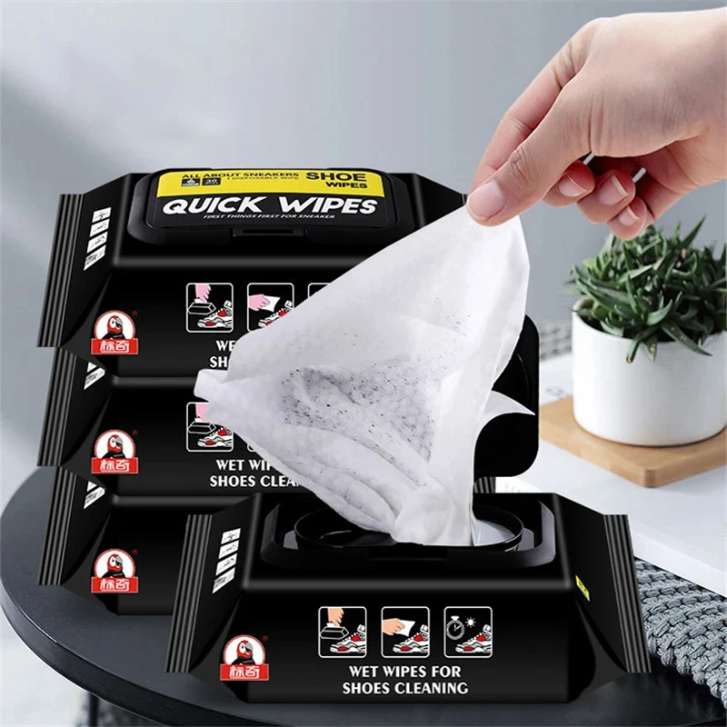12Pcs/30Pcs Disposable Shoes C - Sneaker Care Wipes บทวิจารณ์และราคา