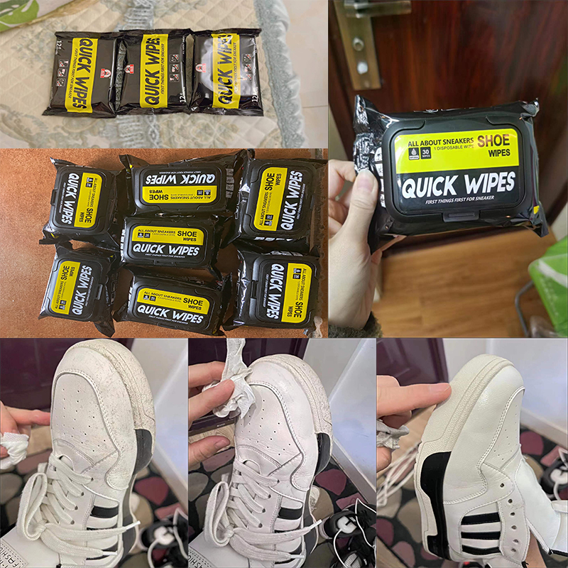 12/30pcs Disposable Shoes Clea - Sneaker Care Wipes บทวิจารณ์และราคา